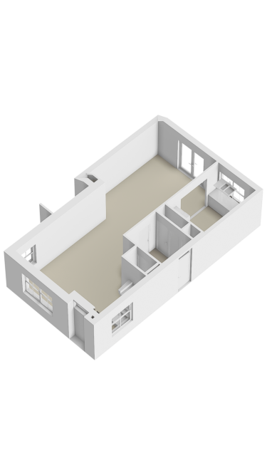 Plattegrond niet in brochure