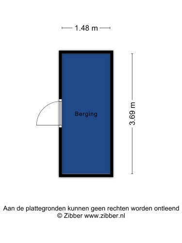 Plattegrond niet in brochure