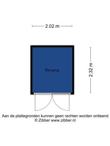 Plattegrond niet in brochure