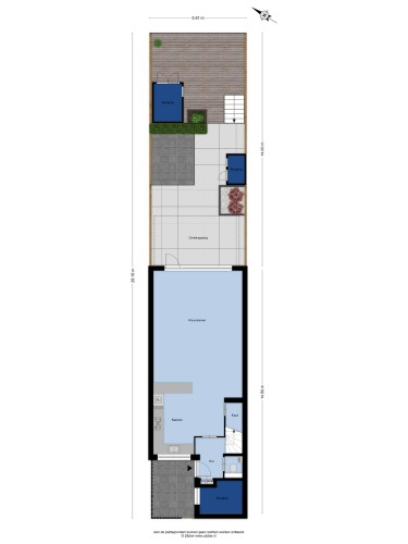 Plattegrond niet in brochure