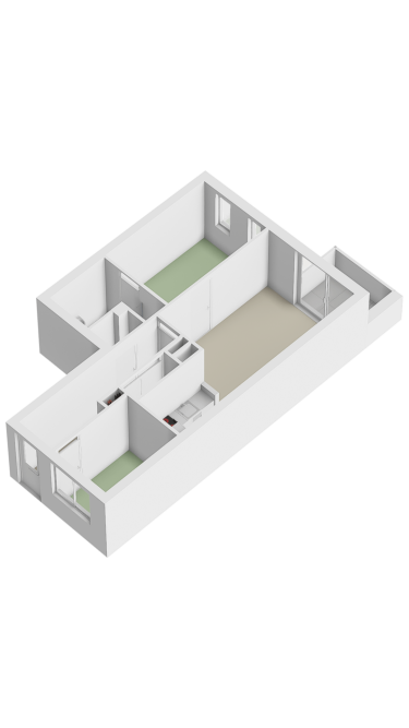 Plattegrond niet in brochure