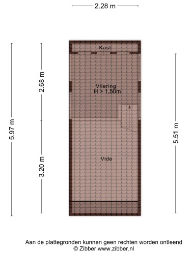 Plattegrond niet in brochure