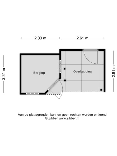 Plattegrond niet in brochure