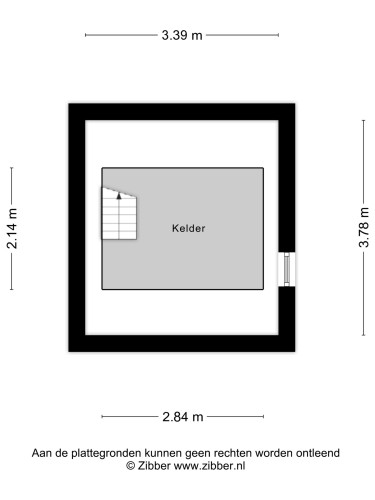 Plattegrond niet in brochure
