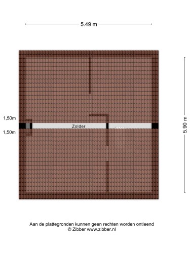 Plattegrond niet in brochure