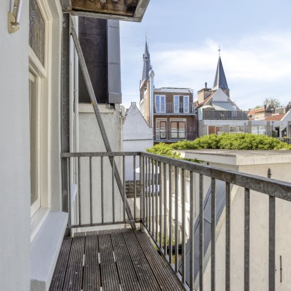 Zonnige balkon