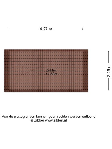 Plattegrond niet in brochure
