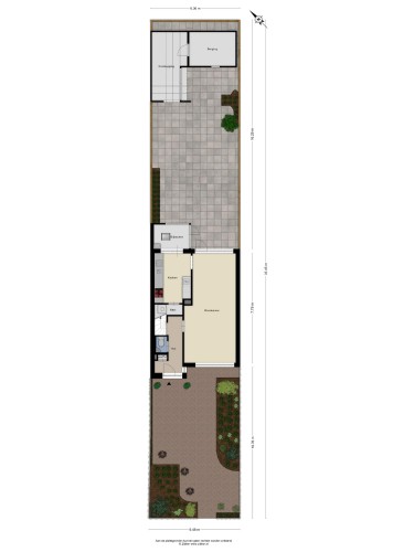 Plattegrond niet in brochure