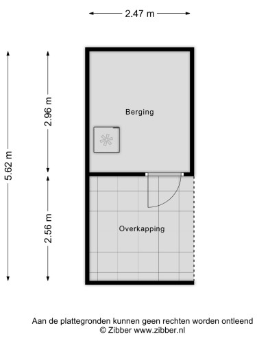 Plattegrond niet in brochure