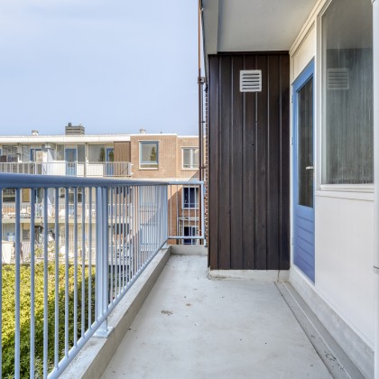 Zonnige balkon