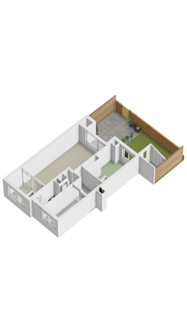 Plattegrond niet in brochure