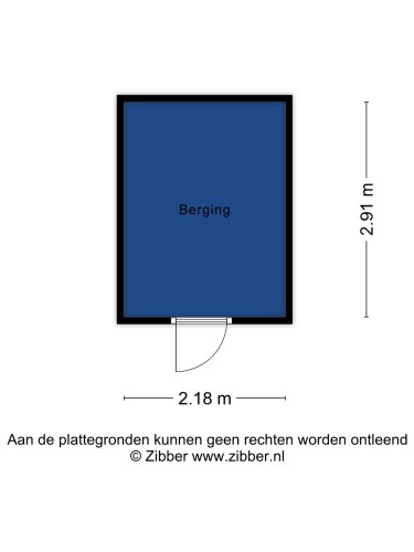 Plattegrond niet in brochure