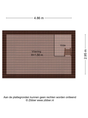 Plattegrond niet in brochure