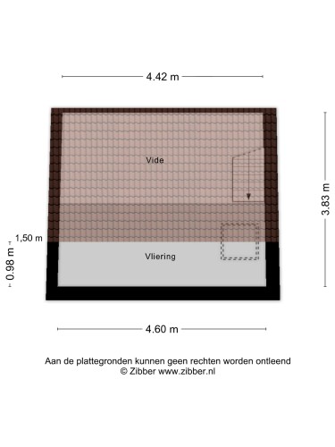 Plattegrond niet in brochure