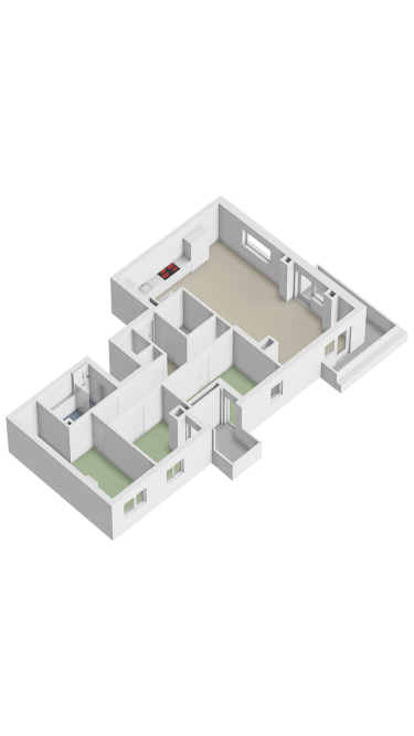 Plattegrond niet in brochure