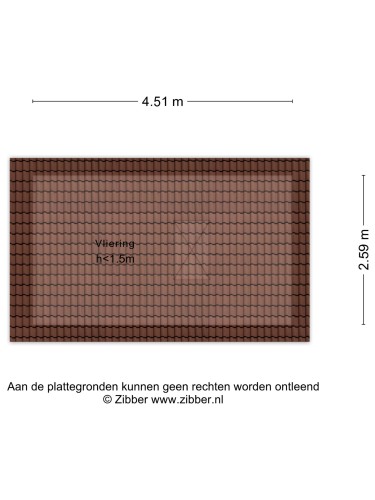 Plattegrond niet in brochure