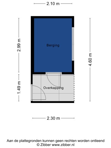 Plattegrond niet in brochure