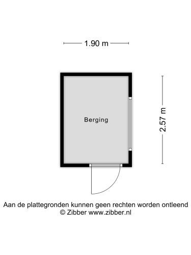 Plattegrond niet in brochure