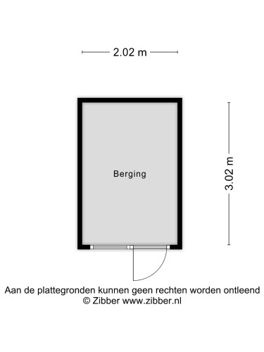 Plattegrond niet in brochure