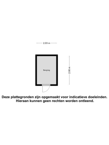 Plattegrond niet in brochure