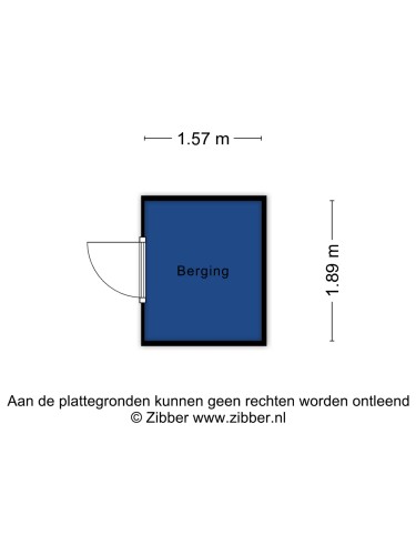 Plattegrond niet in brochure