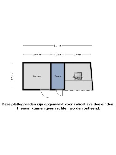 Plattegrond niet in brochure