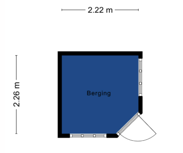 Plattegrond niet in brochure