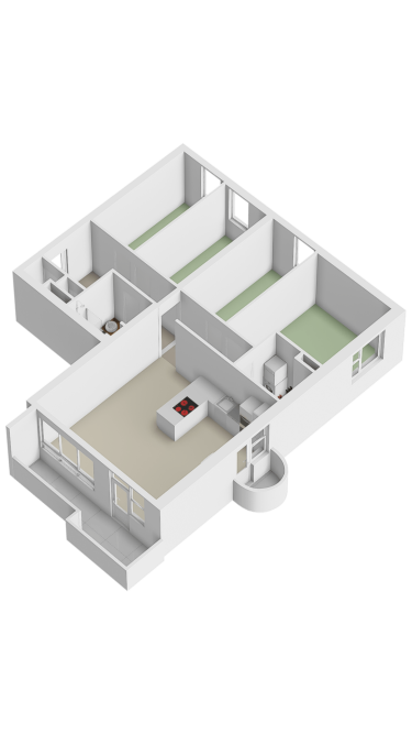 Plattegrond niet in brochure