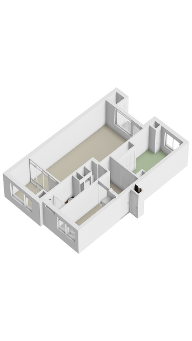 Plattegrond niet in brochure