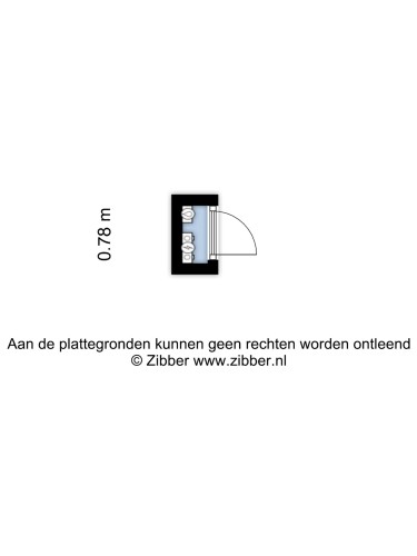 Plattegrond niet in brochure