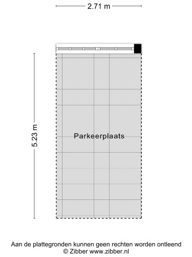 Plattegrond niet in brochure