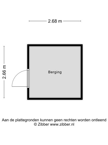 Plattegrond niet in brochure