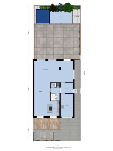 Plattegrond niet in brochure