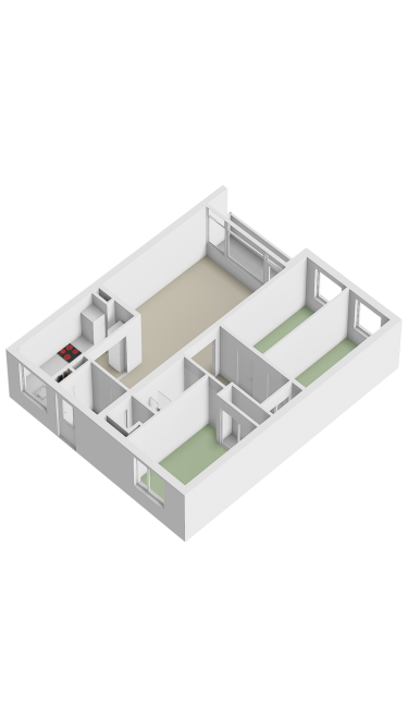 Plattegrond niet in brochure