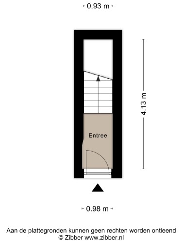 Plattegrond niet in brochure