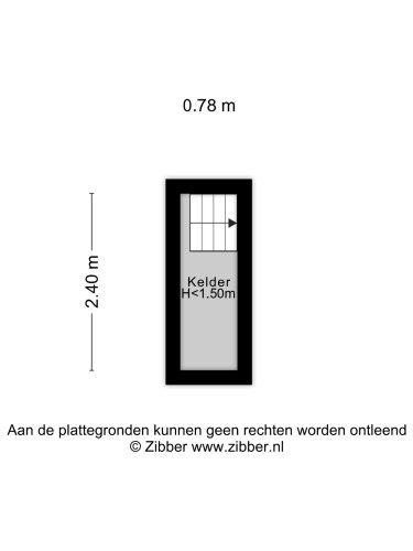 Plattegrond niet in brochure
