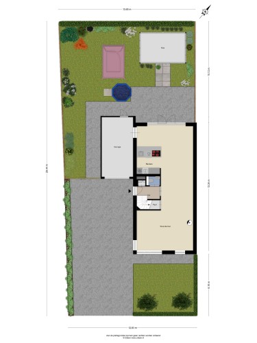 Plattegrond niet in brochure