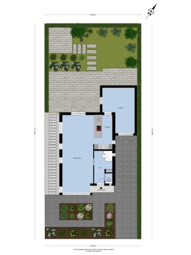Plattegrond niet in brochure