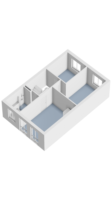 Plattegrond niet in brochure