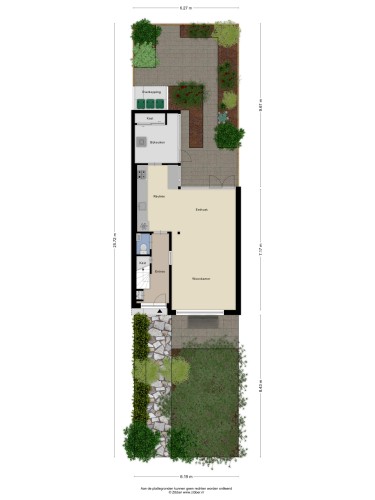Plattegrond niet in brochure