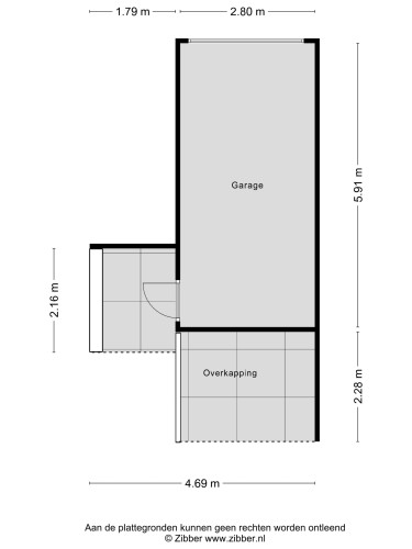 Plattegrond niet in brochure