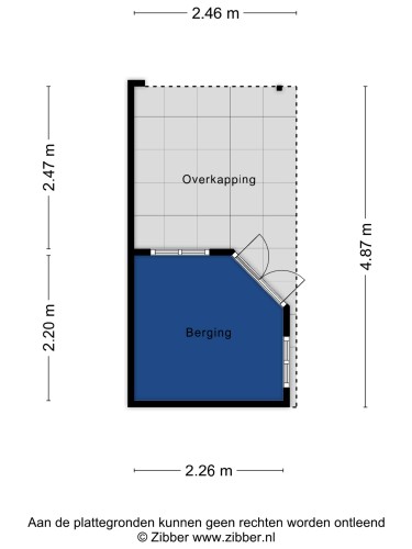 Plattegrond niet in brochure