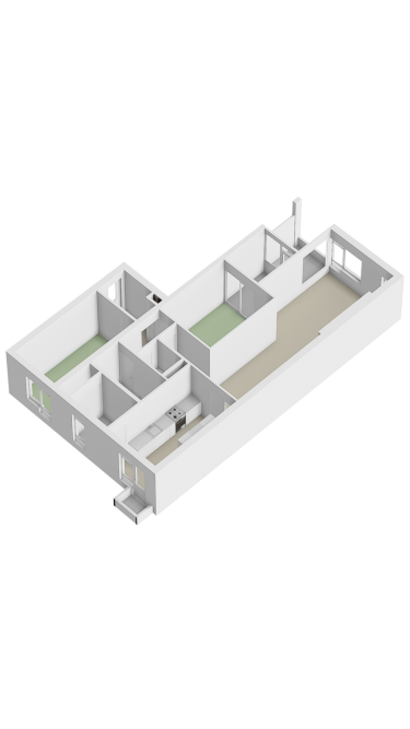 Plattegrond niet in brochure
