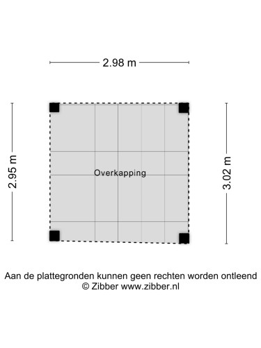 Plattegrond niet in brochure