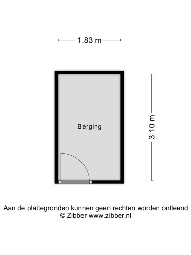 Plattegrond niet in brochure