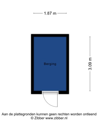 Plattegrond niet in brochure