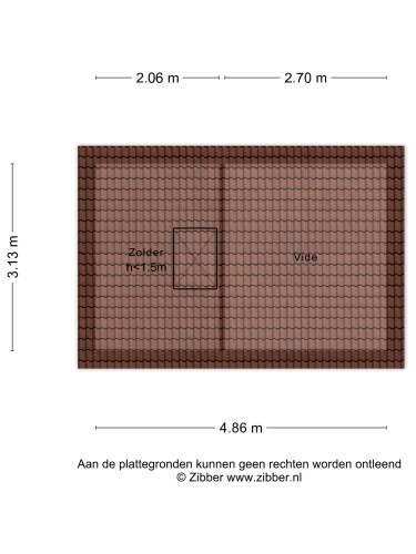 Plattegrond niet in brochure
