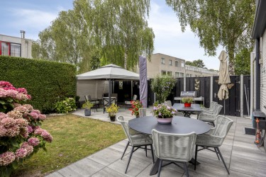 Fraai aangelegde tuin