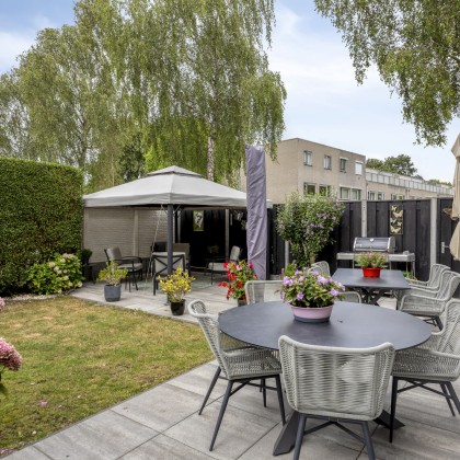 Fraai aangelegde tuin