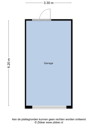 Plattegrond niet in brochure